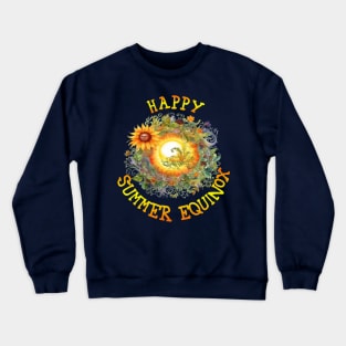 Happy Spring Equinox Crewneck Sweatshirt